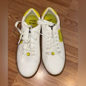 Dr. Scholl's White and Yellow Women's Sneakers